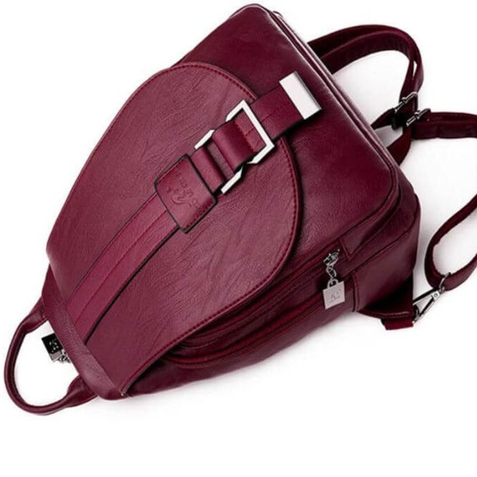 Women’s Water-Resistant Backpack with Multi-Compartments for Everyday Use