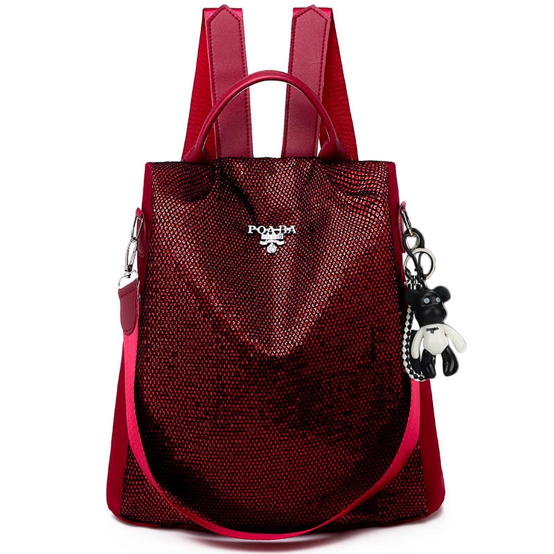 Anti-Theft Backpack with Hidden Back Access and Multi-Pocket Travel Design