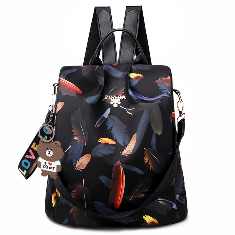 Anti-Theft Backpack with Hidden Back Access and Multi-Pocket Travel Design