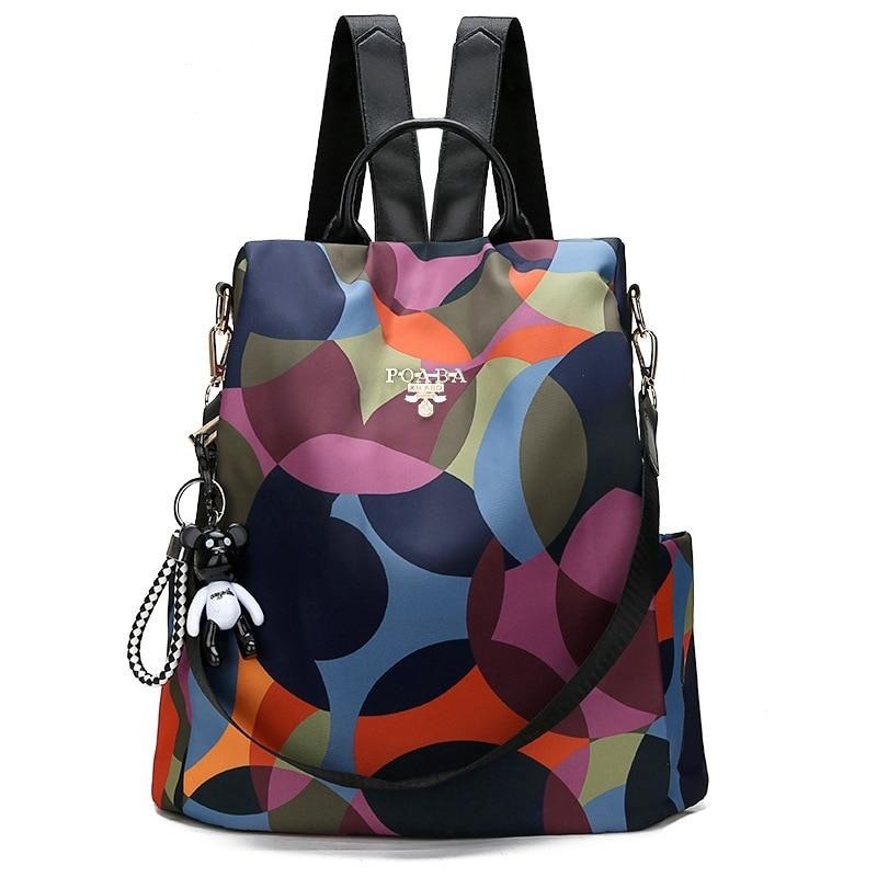 Anti-Theft Backpack with Hidden Back Access and Multi-Pocket Travel Design