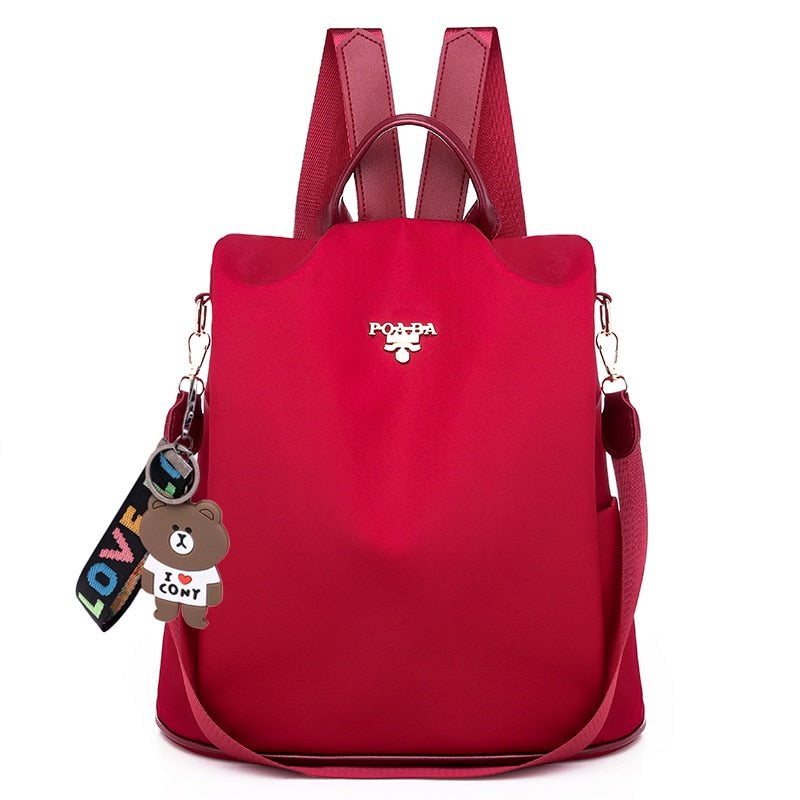 Anti-Theft Backpack with Hidden Back Access and Multi-Pocket Travel Design