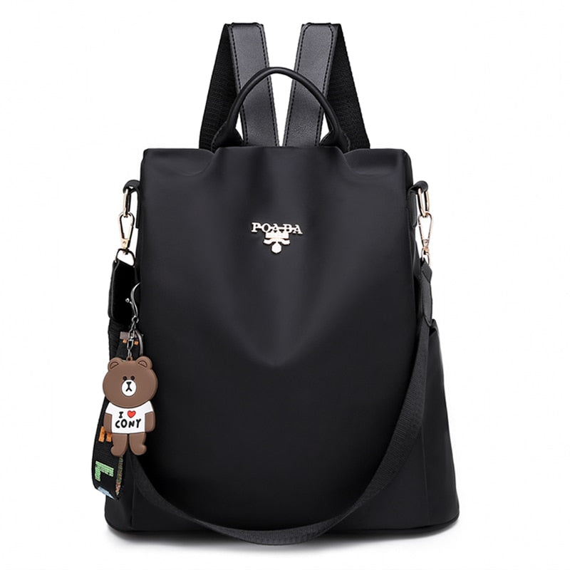 Anti-Theft Backpack with Hidden Back Access and Multi-Pocket Travel Design