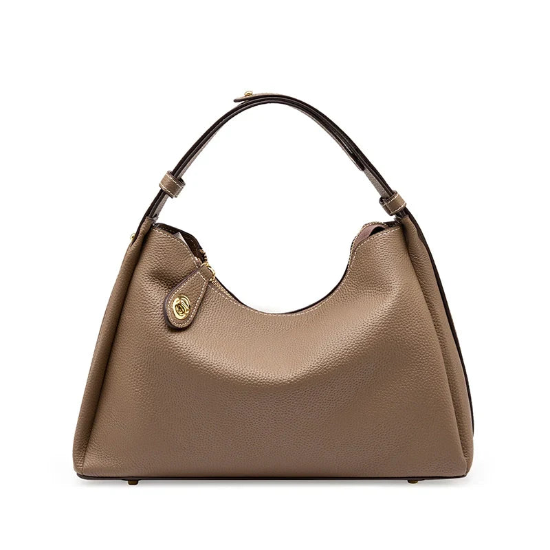 Women's Versatile Pebbled Leather Crossbody