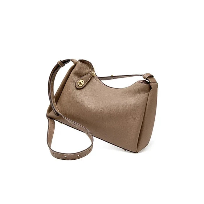 Women's Versatile Pebbled Leather Crossbody