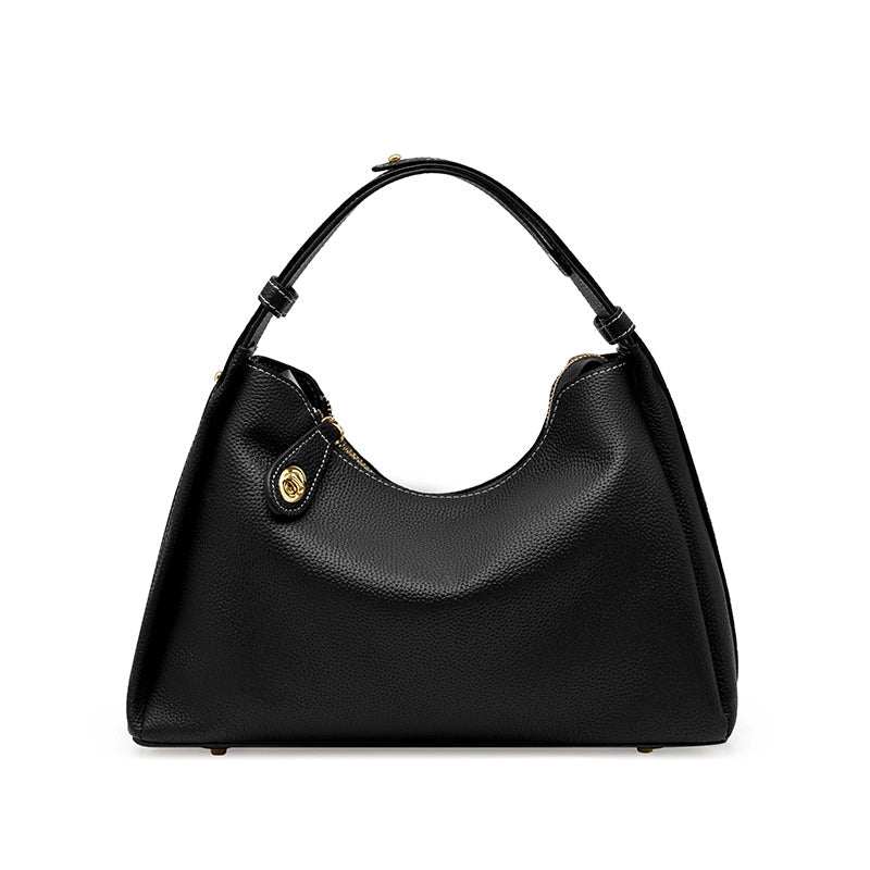 Women's Versatile Pebbled Leather Crossbody