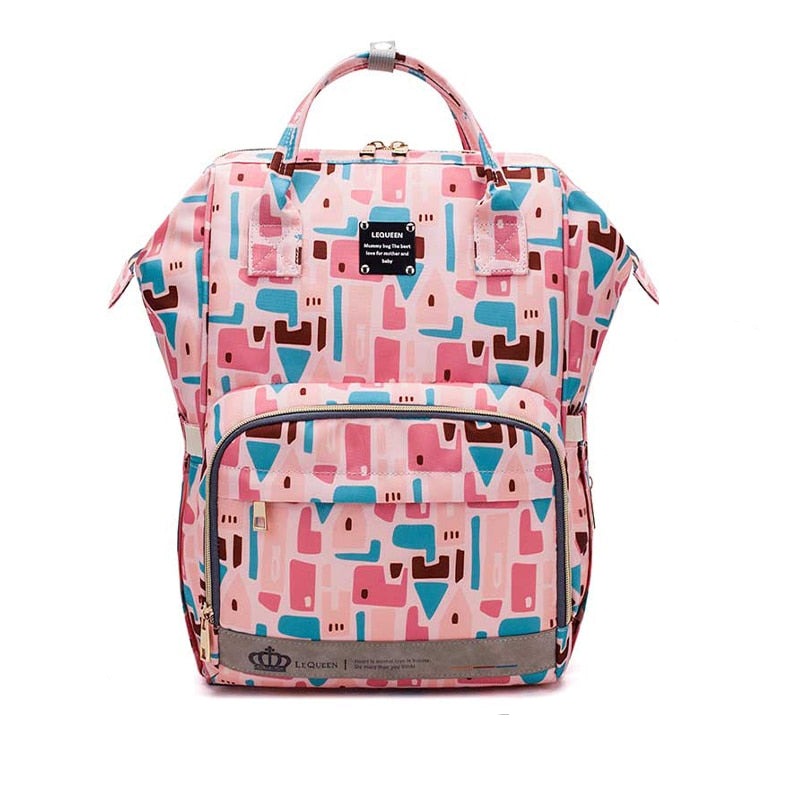 Baby Nappy Backpack with Organised Storage and Travel Pockets